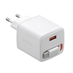 СЗУ Deppa USB/USB-C 30Вт PD, QC3.0, GaN
