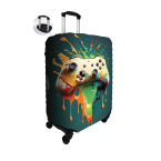 Чехол для чемодана Canvas Cases Геймпад XBox Брызги на зеленом