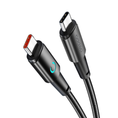 Дата-кабель Deppa Moon, USB-C - USB-C, 100 Вт