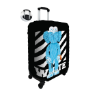 Чехол для чемодана Canvas Cases "Kaws" (Off-White)