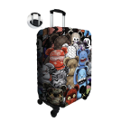 Чехол для чемодана Canvas Cases "Bearbrick" (Team Brands)