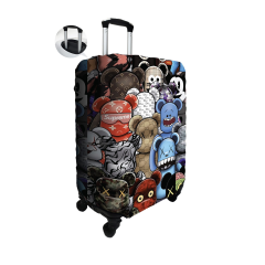 Чехол для чемодана Canvas Cases "Bearbrick" (Team Brands)