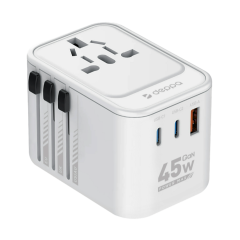 СЗУ Deppa USB/2USB-C 45Вт PD, GaN